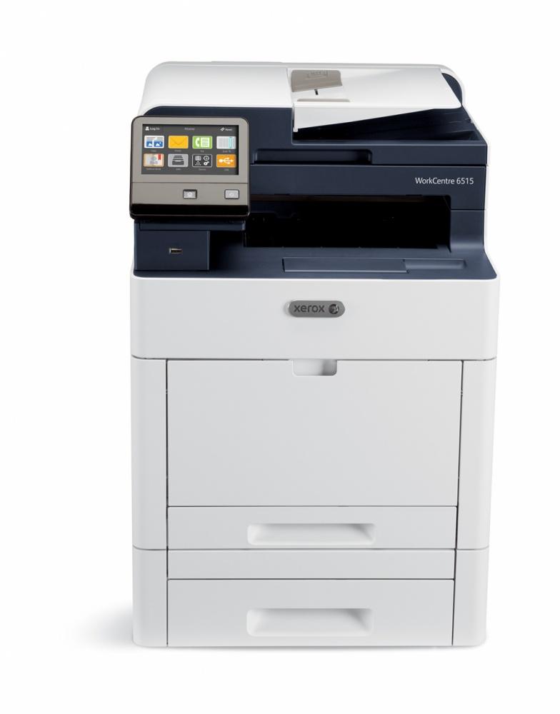 Multifuncional Xerox WorkCentre 6515DNI, Color, Láser, Inalámbrico, Escanea, Copia, Fax