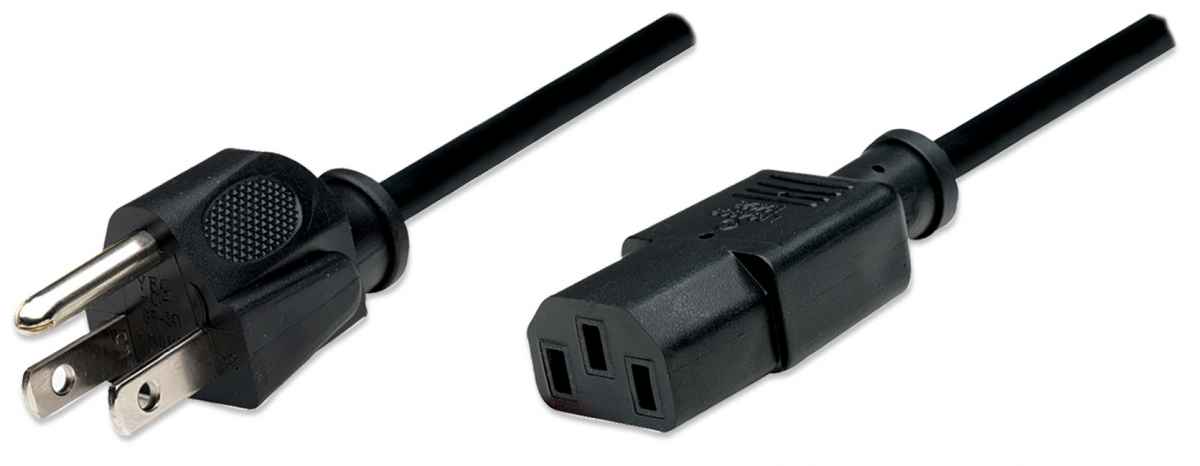 Cable de alimentación estándar para PC, 1.8 m / 300179