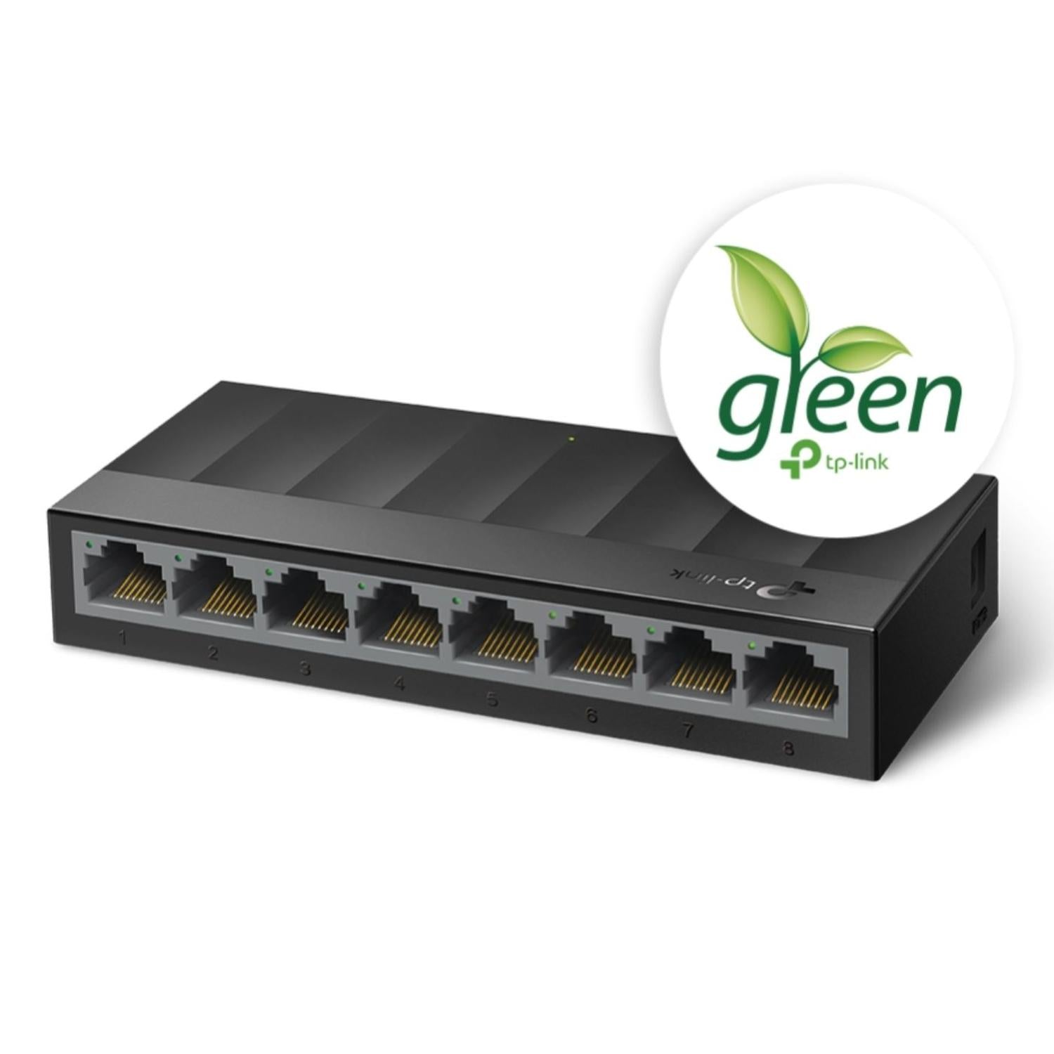 Switch Tp-Link para Escritorio de 8 Puertos Gigabit LS1008G