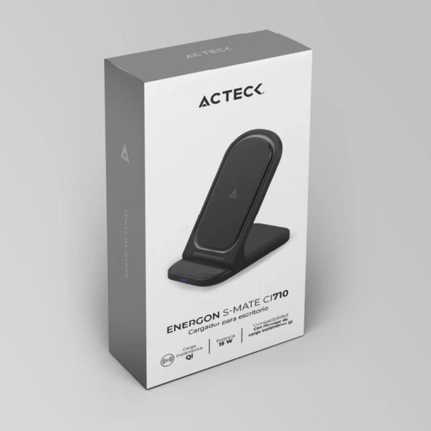 Cargador de Escritorio Acteck S-Mate Para Smartphones, Negro