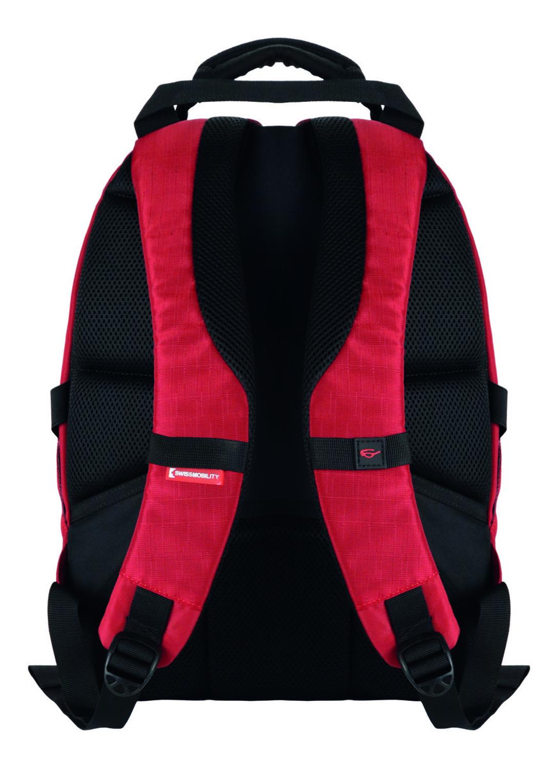 Mochila Swissmobility Zion para Laptop de 15.6'' Color Rojo