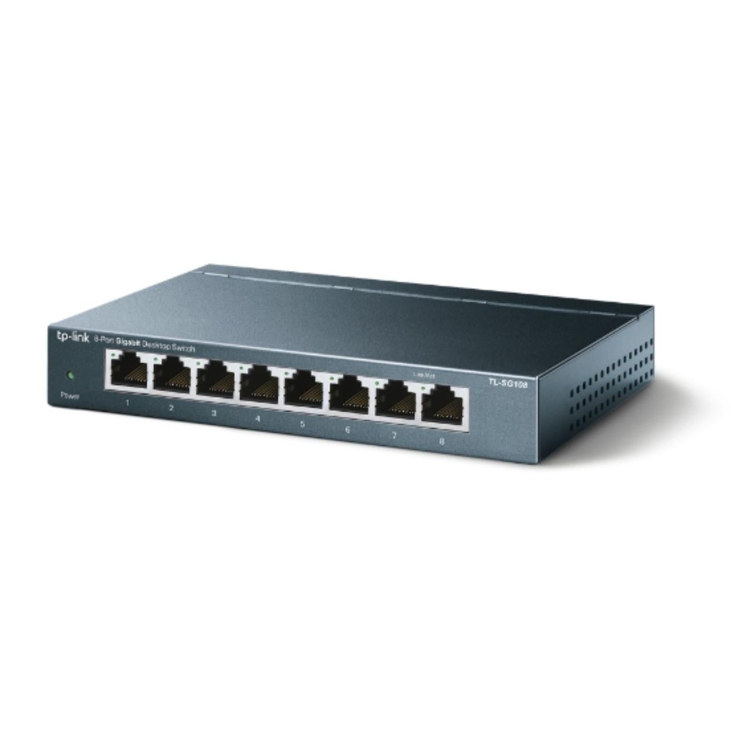 Switch Tp-Link para Escritorio de 8 Puertos Gigabit TL-SG108