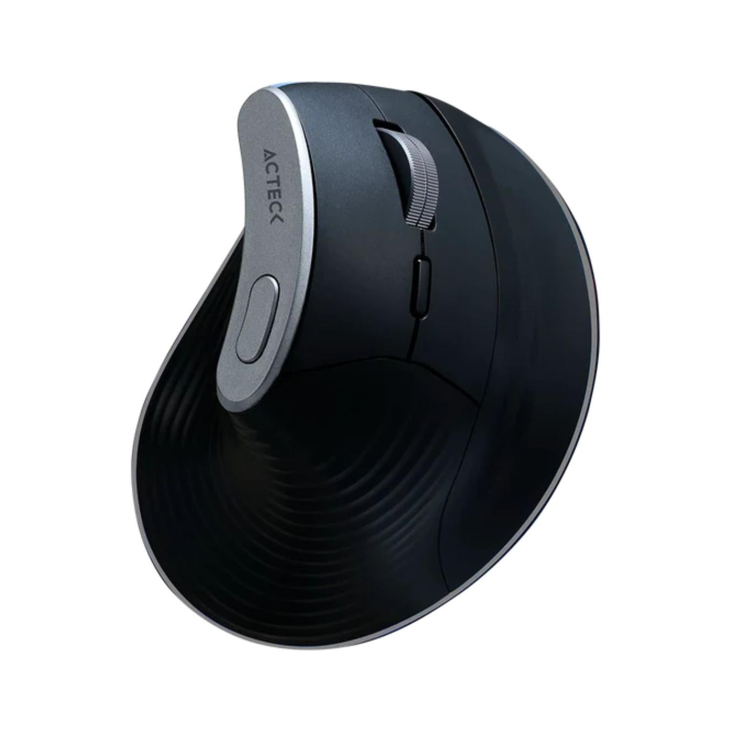 Mouse Acteck Ergonómico Vertical Virtuos Fitt Pro, Negro