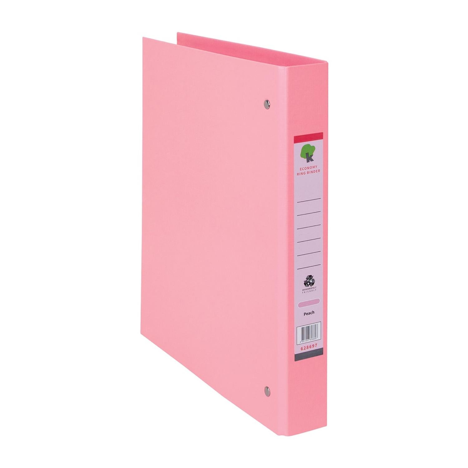 ¡NUEVO! Carpeta De Carton Forrada De PVC Techmakro 1'', Carta, Resistente al agua, Color Rosa