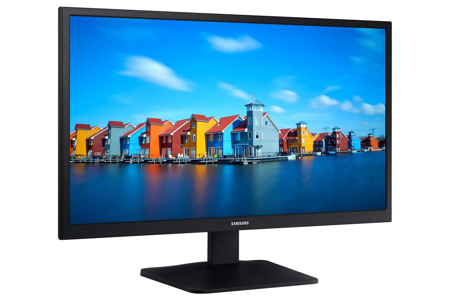 Monitor Samsung Plano 24'' FHD con Ángulo de Visión Amplio, Negro