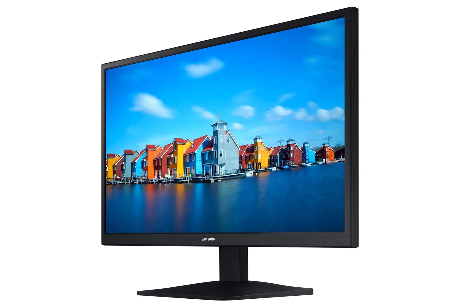 Monitor Samsung Plano 24'' FHD con Ángulo de Visión Amplio, Negro