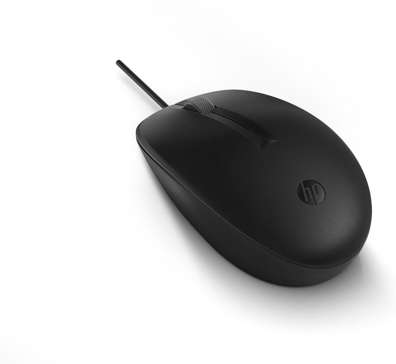 Mouse HP Alámbrico Láser 128 USB Negro