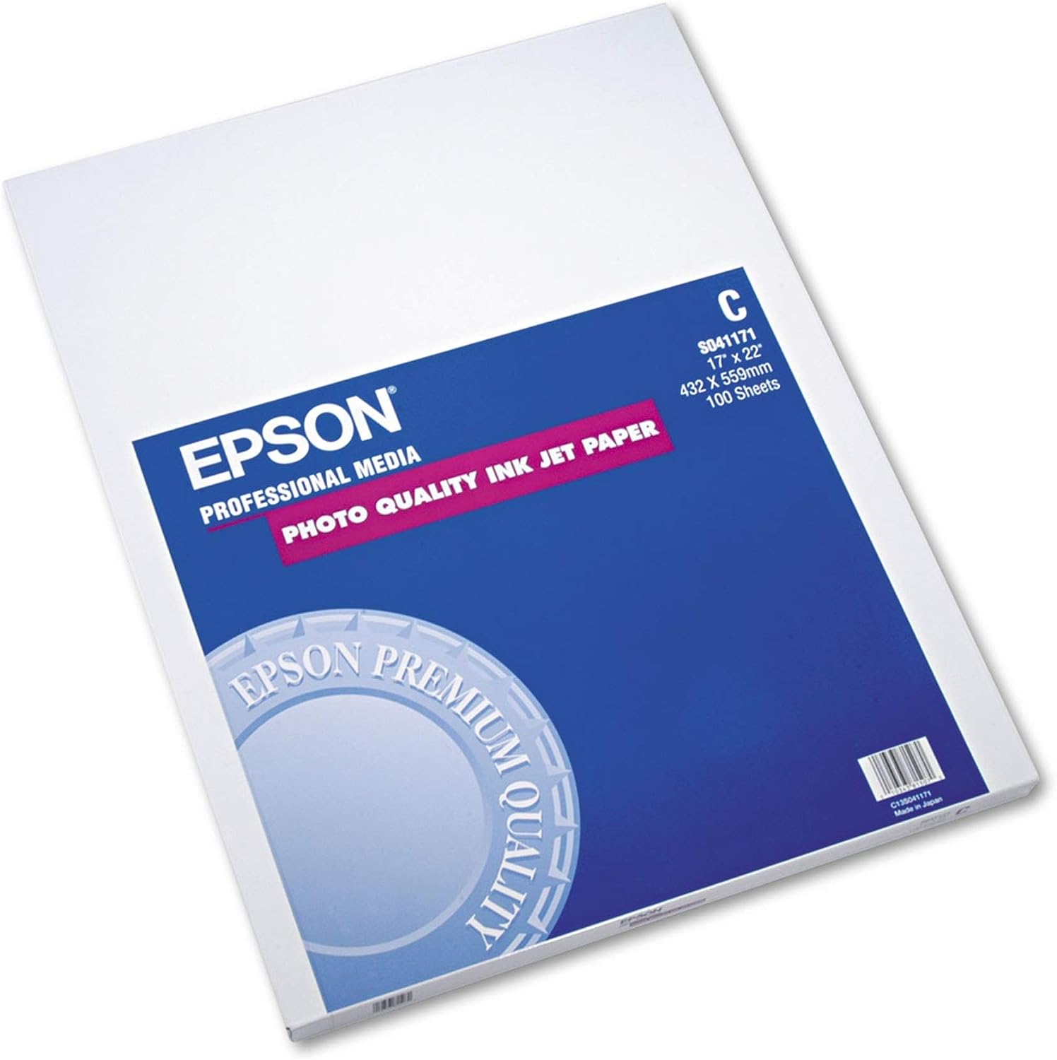 Papel fotográfico Epson Photo Quality Inkjet Paper, 17'' x 22'', 100 hojas