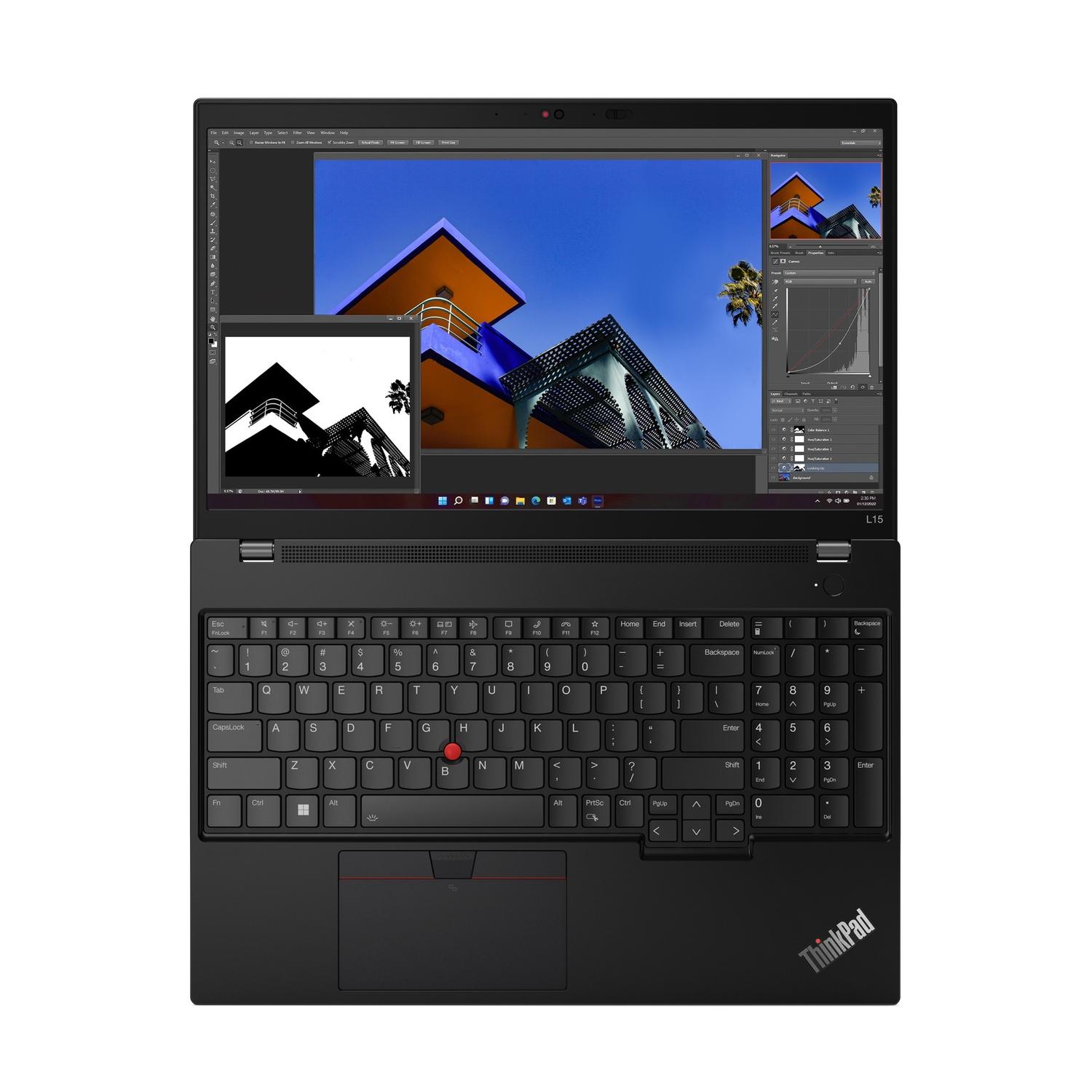 Lenovo Thinkpad L15 G4 CI7 1355U 16GB 1TB Win11Pro 15.6in Thunder Black 3YOnSite