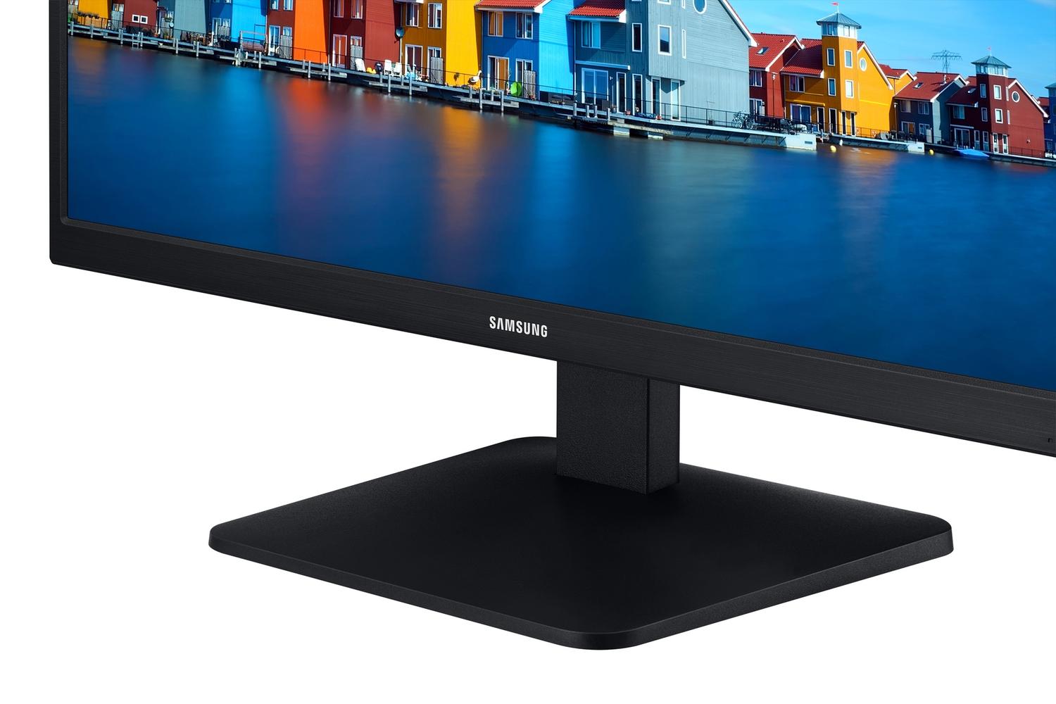 Monitor Samsung Plano 24'' FHD con Ángulo de Visión Amplio, Negro