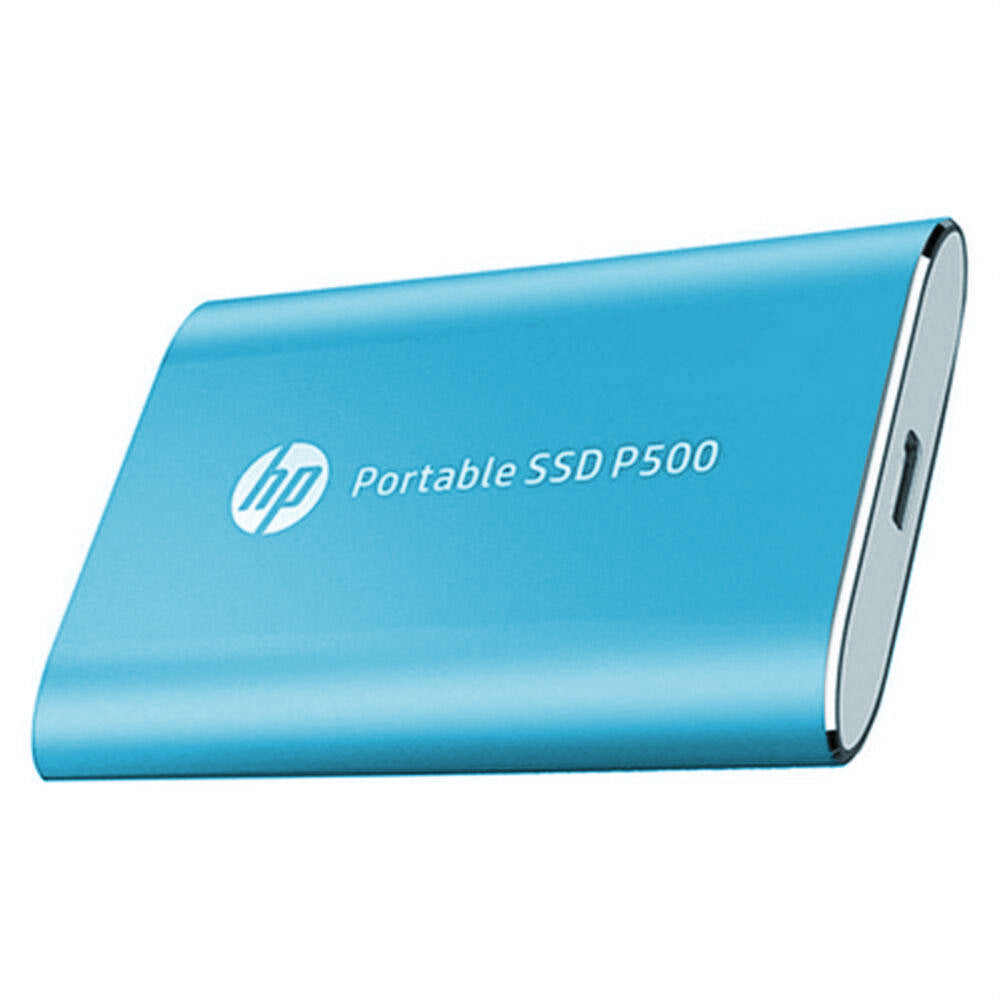 Unidad SSD Portátil HP P500, 1 TB, USB C 3.1 Gen2, Azul
