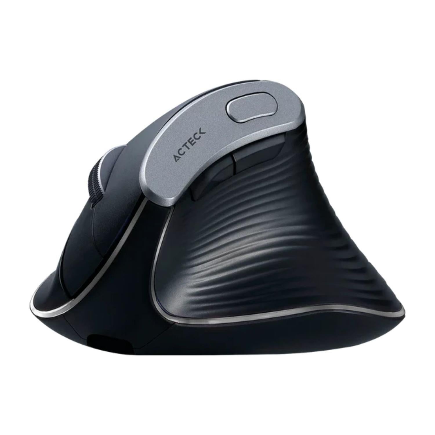 Mouse Acteck Ergonómico Vertical Virtuos Fitt Pro, Negro