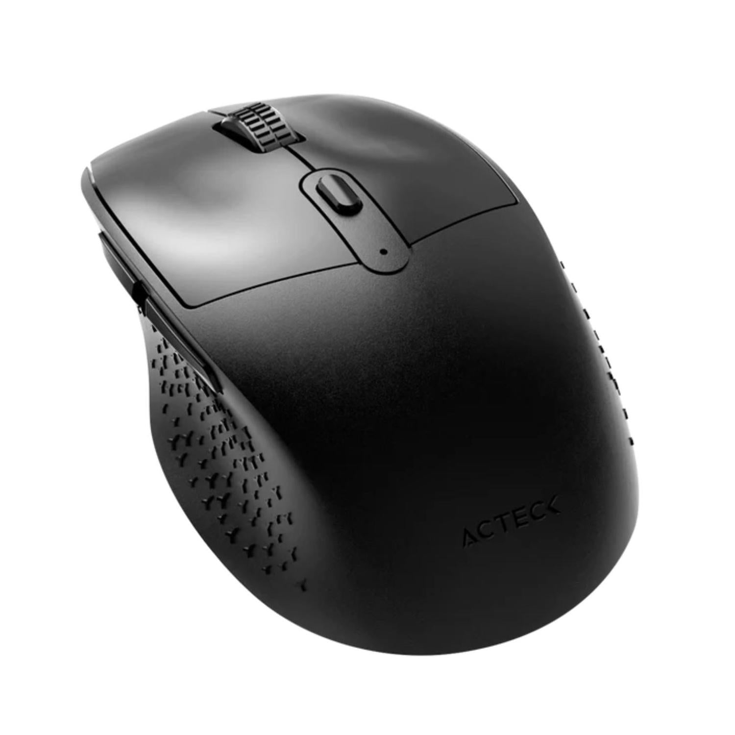 Mouse Acteck Multidispositivo Optimize Ergo Inalambrico Negro