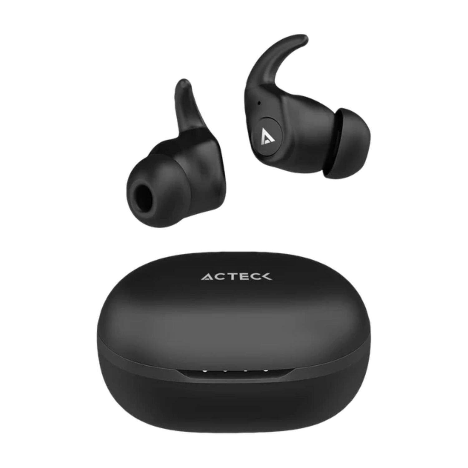 Audífonos Acteck Sinchro Pro Inalámbricos, Color Negro