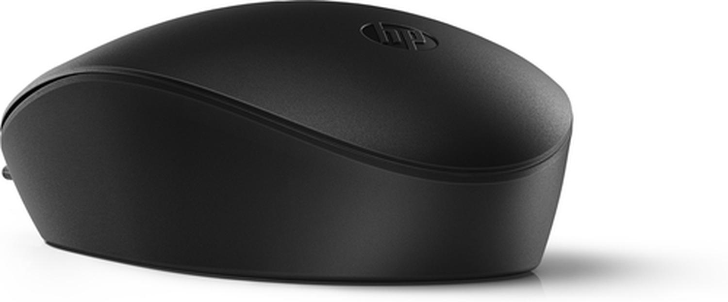 Mouse HP 125 Alámbrico, USB, Color Negro