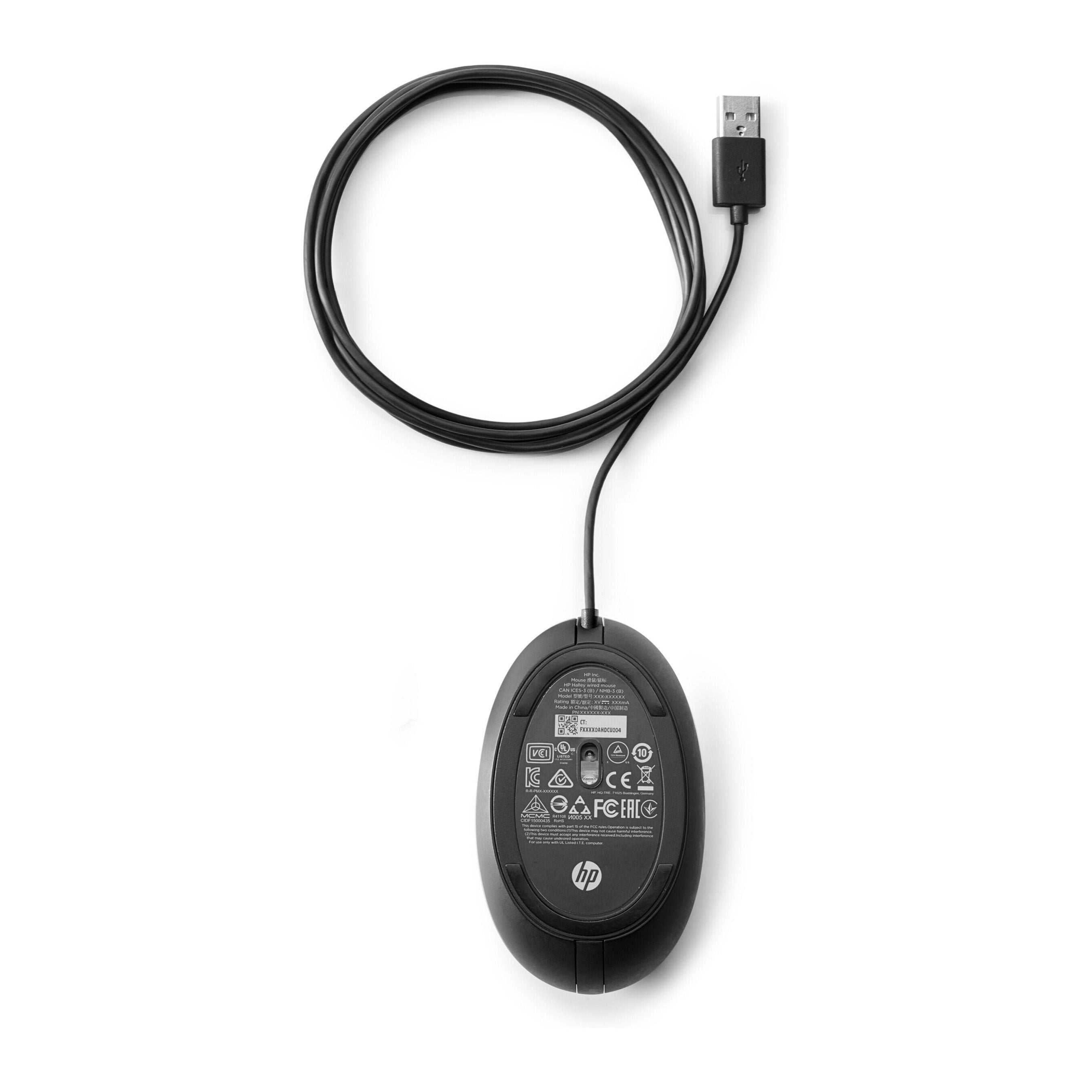 Mouse HP Óptico 320M Alámbrico, USB A, 10000 DPI, Negro