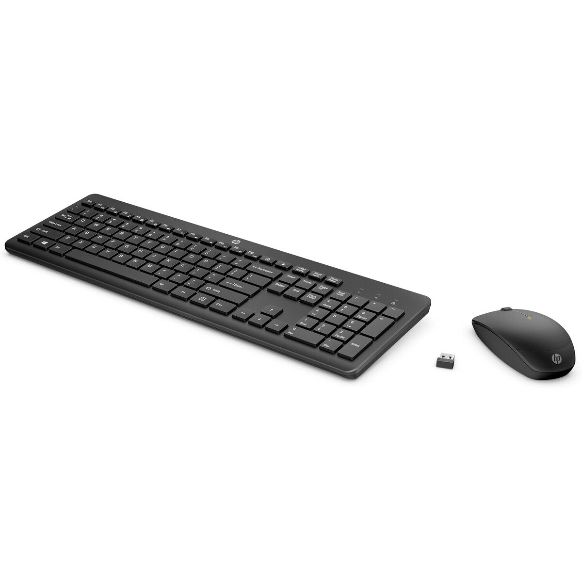 Kit de Teclado y Mouse HP 235, Inalámbrico, USB-A, Negro