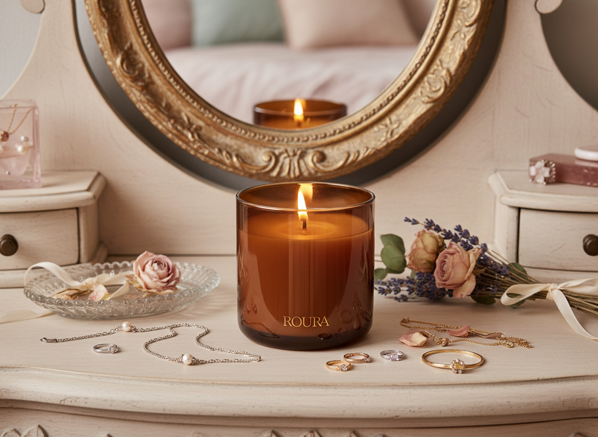 Vela aromática ROURA Royal Amber, Amaderado y Especias