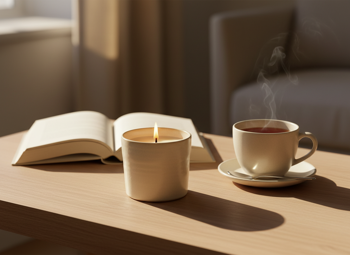 Vela aromática ROURA Cosmos Helios 1 mecha, Bergamota