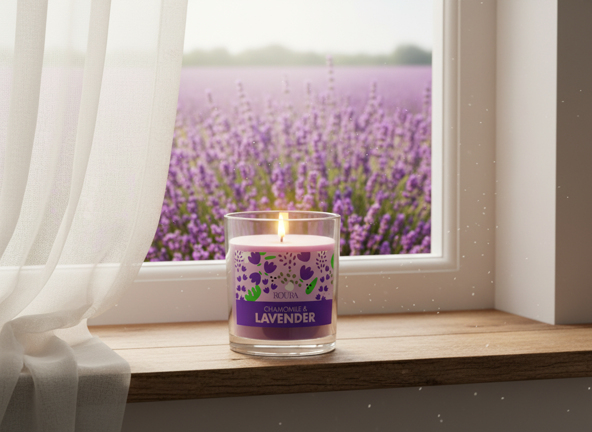 Vela aromática ROURA Essential Collection, Lavanda