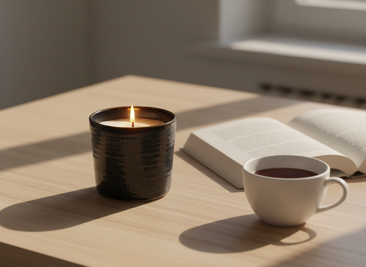 Vela aromática ROURA Cosmos Selene 1 mecha, Madera de Ciprés