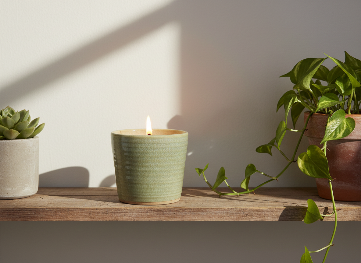 Vela aromática ROURA Cosmos Cronos 1 mecha, Salvia