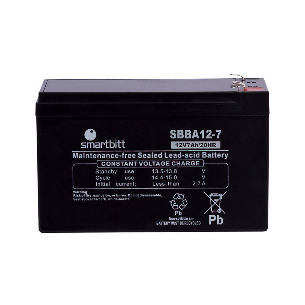 Batería de Reemplazo Smartbitt para No Break SBBA12-7, 12V, 7Ah