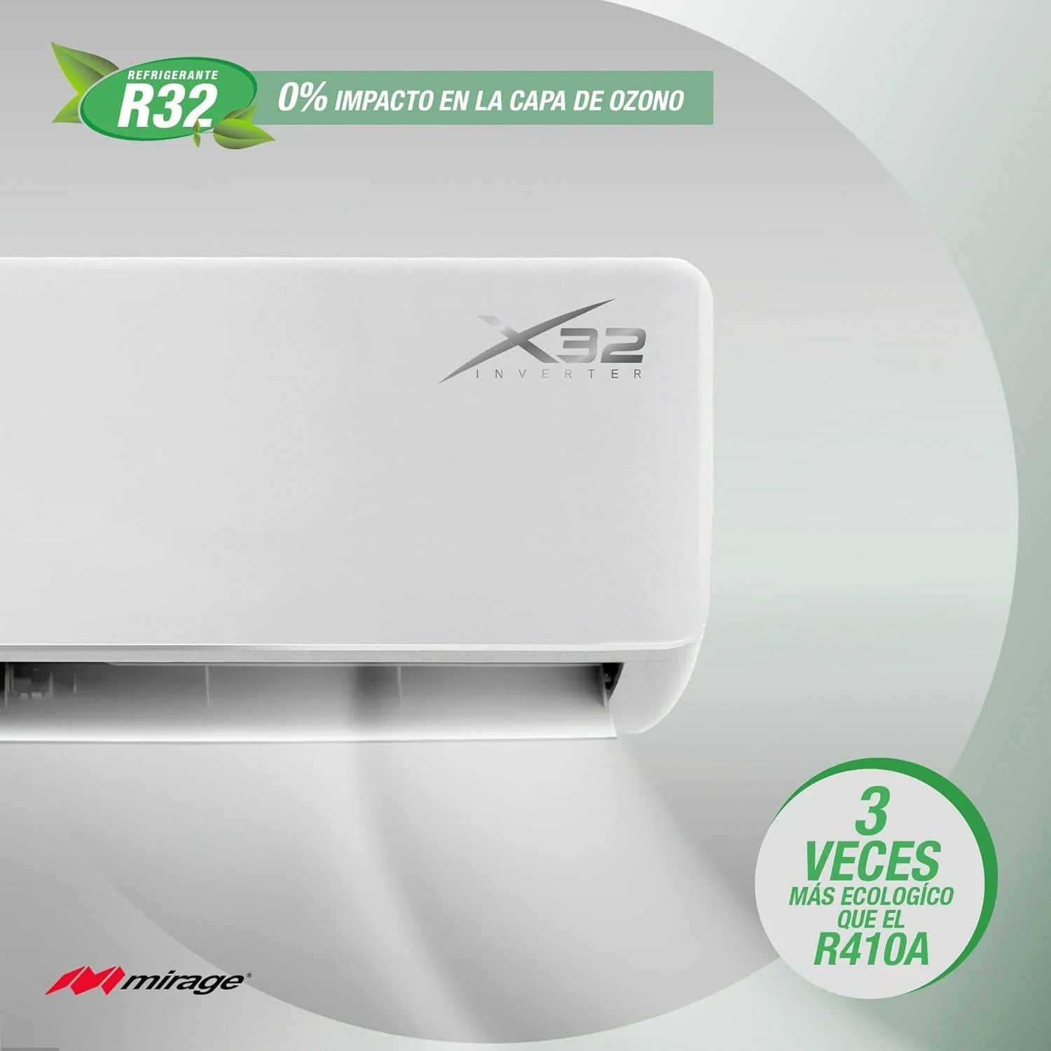 Aire acondicionado Mirage X32 Minisplit Inverter solo frío