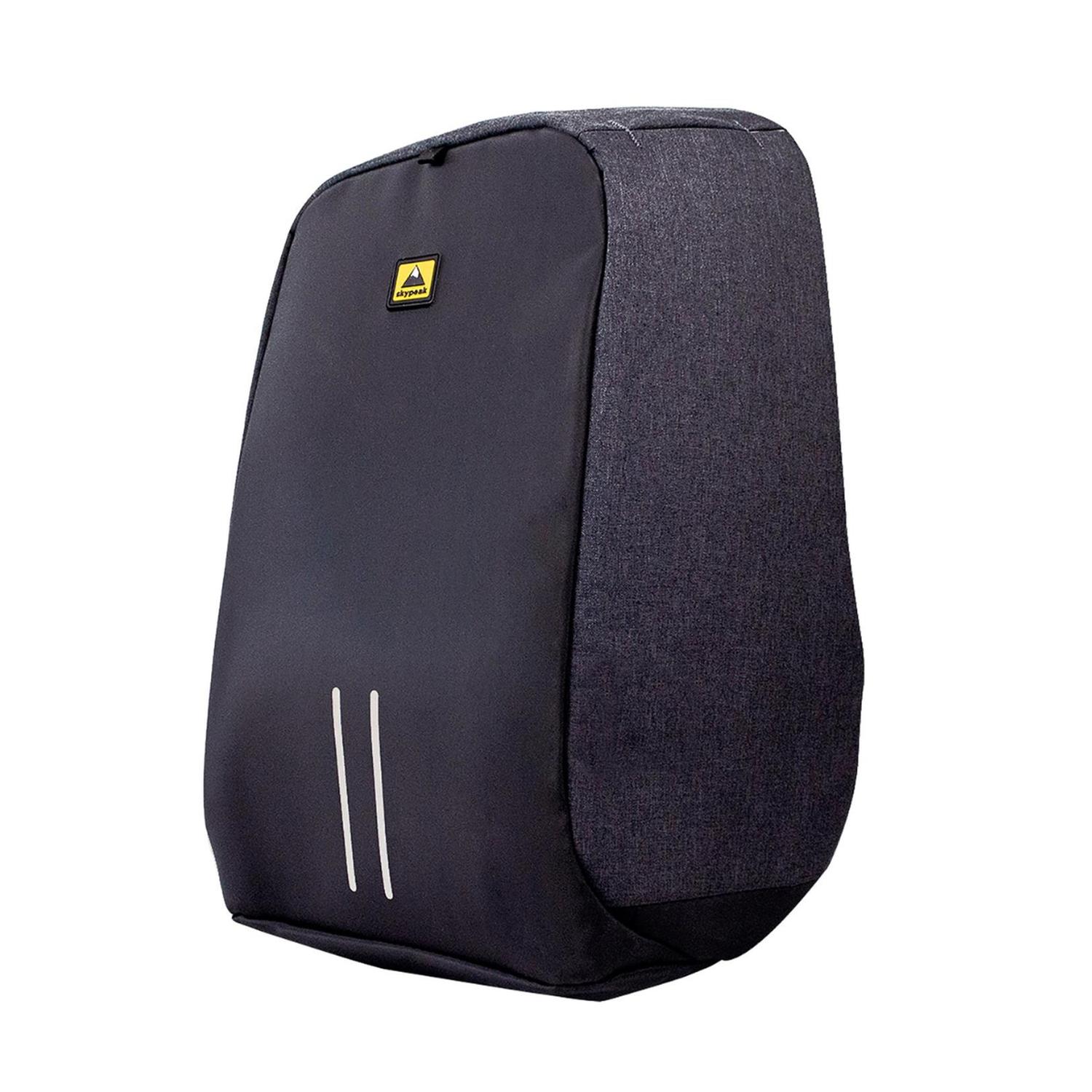 Mochila Backpack Skypeak Antirrobo de 15,6" con funda repelente al agua y puerto USB SHIELD-115BK