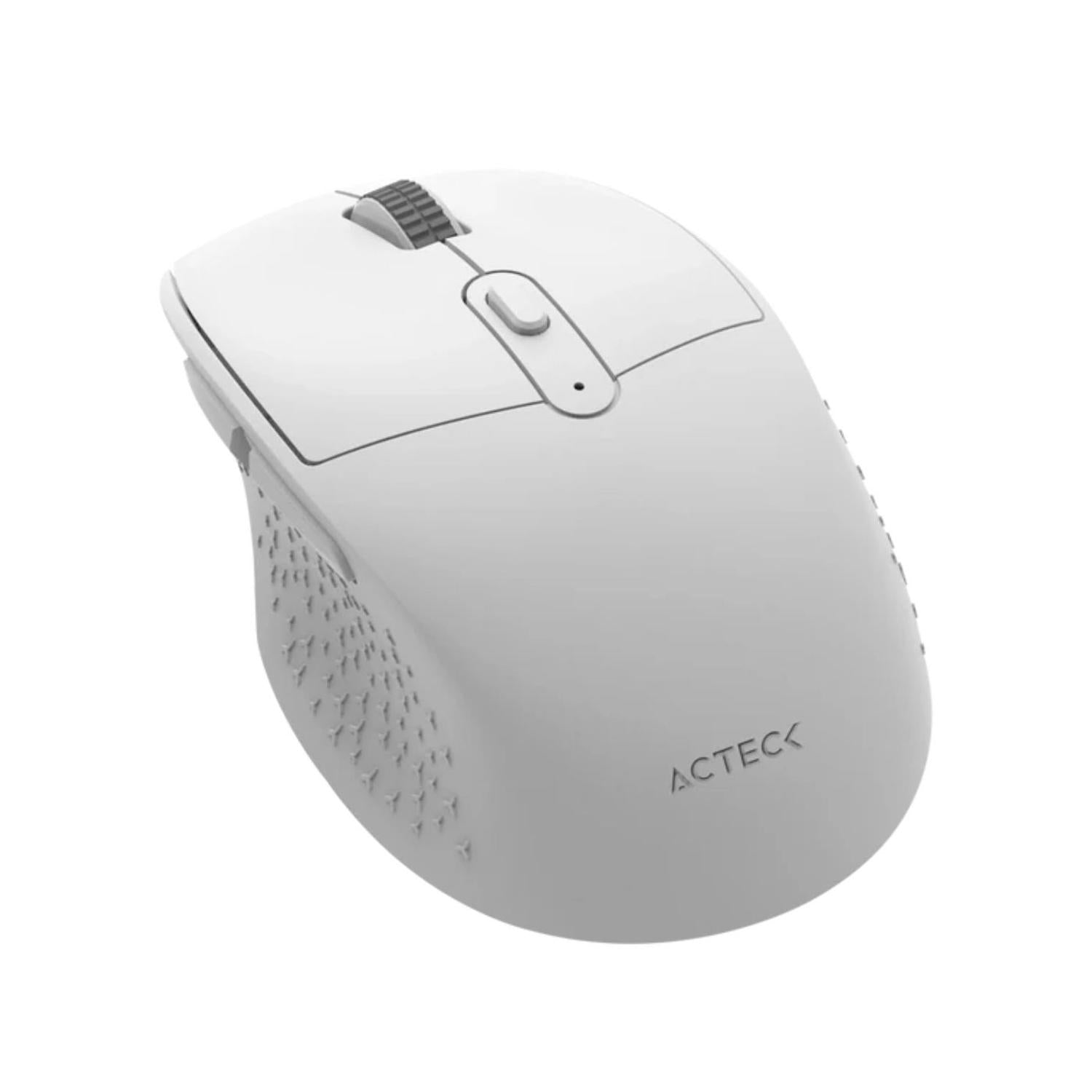 Mouse Acteck Multiplataforma Optimize Inalámbrico Blanco