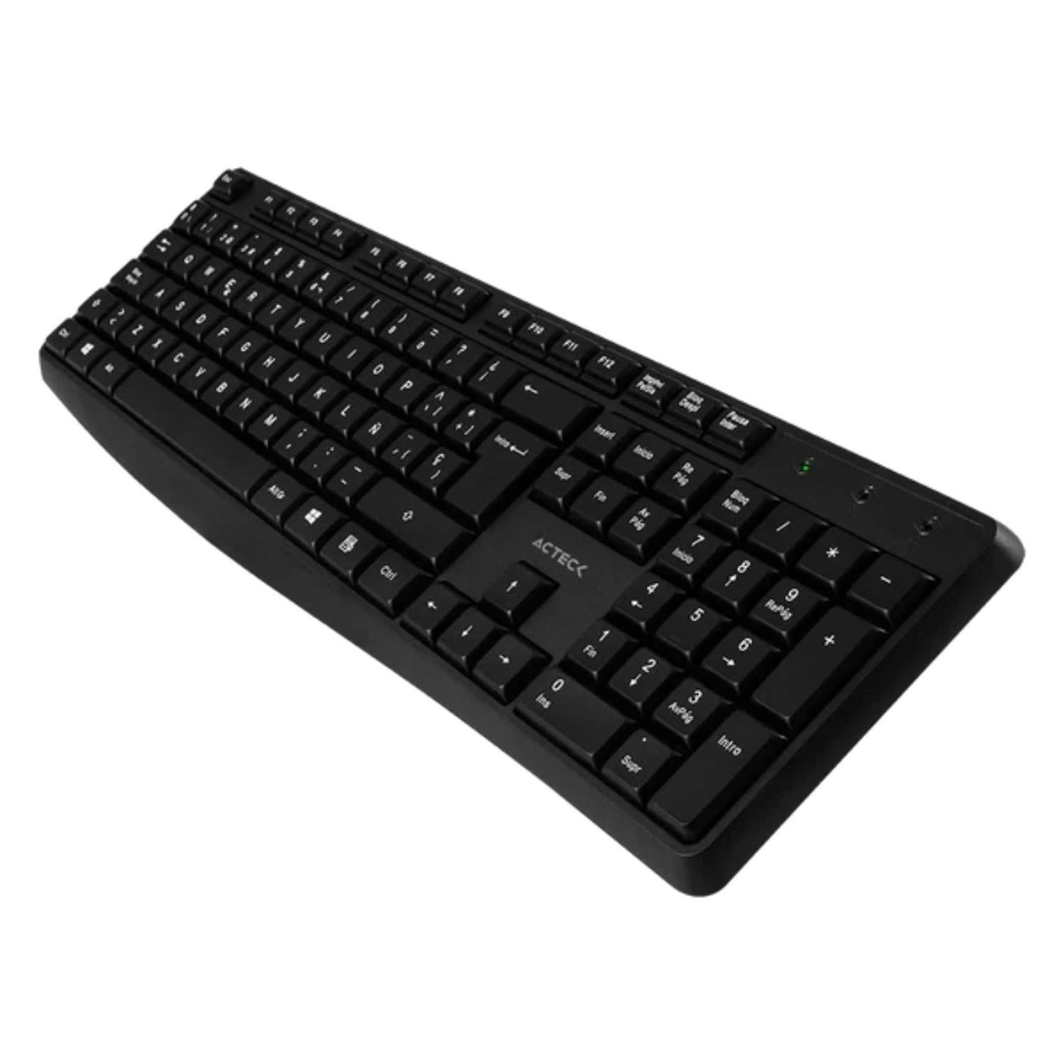 Kit Ateck de Mouse y Teclado Inalámbrico 2.4 GHz/1000 DPI