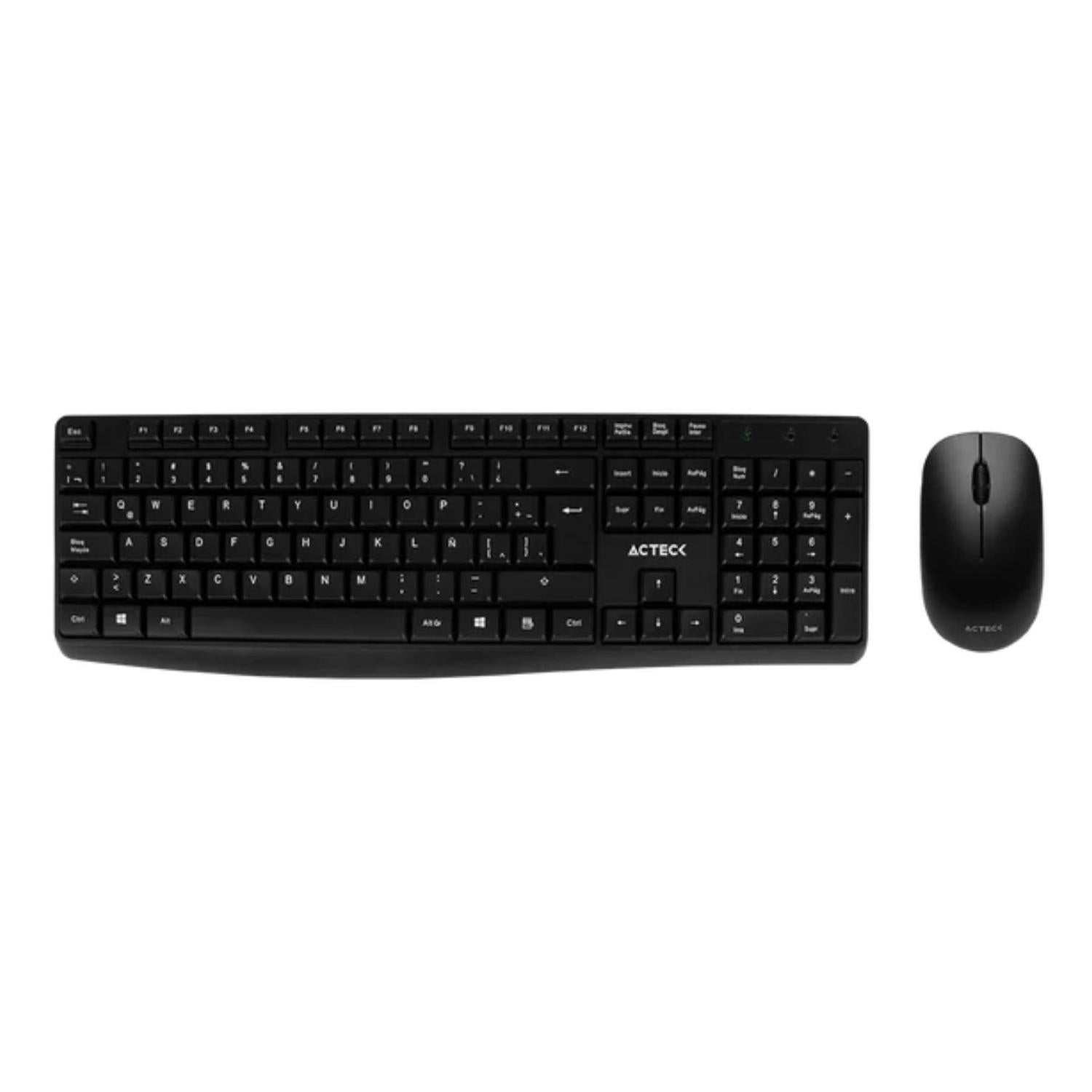 Kit Ateck de Mouse y Teclado Inalámbrico 2.4 GHz/1000 DPI