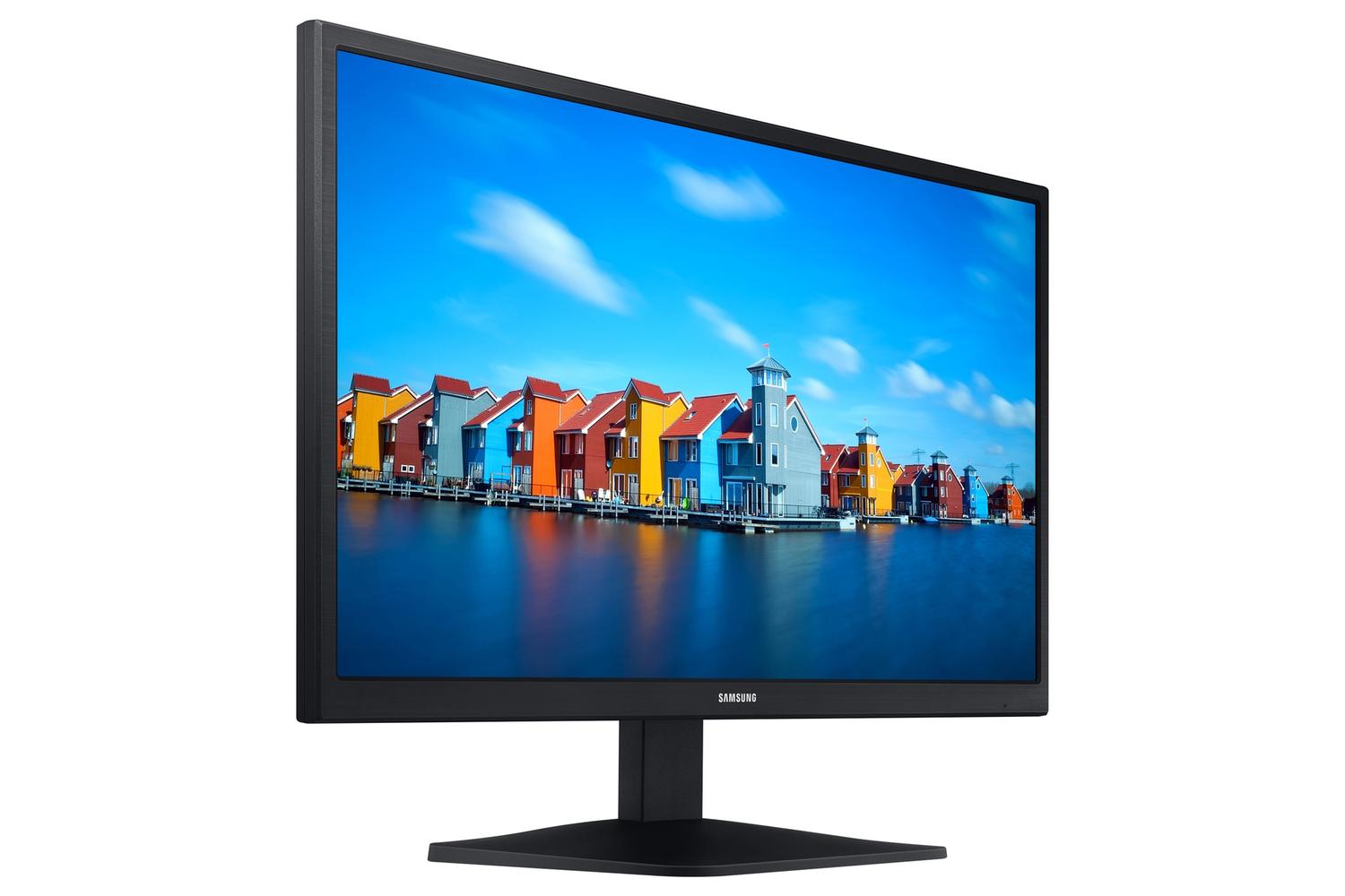 Monitor Samsung Plano 24'' FHD con Ángulo de Visión Amplio, Negro