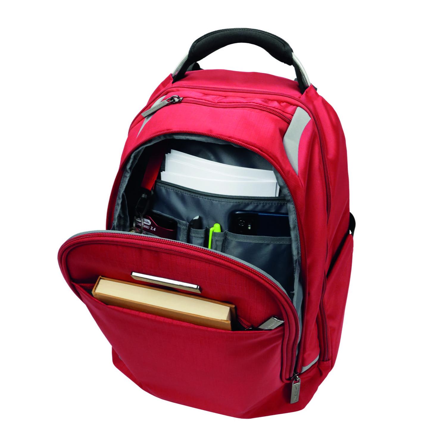 Mochila Swissmobility Zion para Laptop de 15.6'' Color Rojo