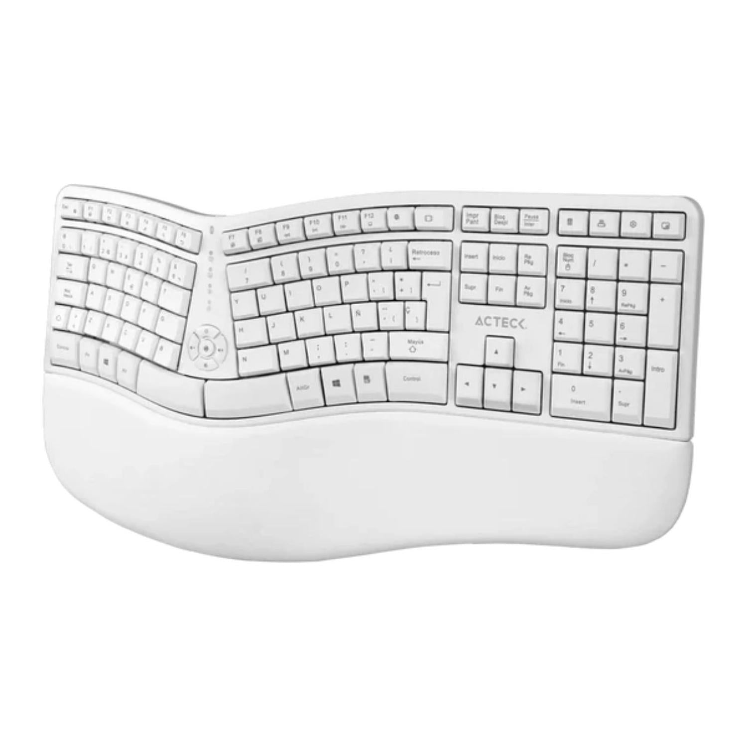 Kit Acteck Teclado Mouse Inalámbricos Creator Virtuos Blanco