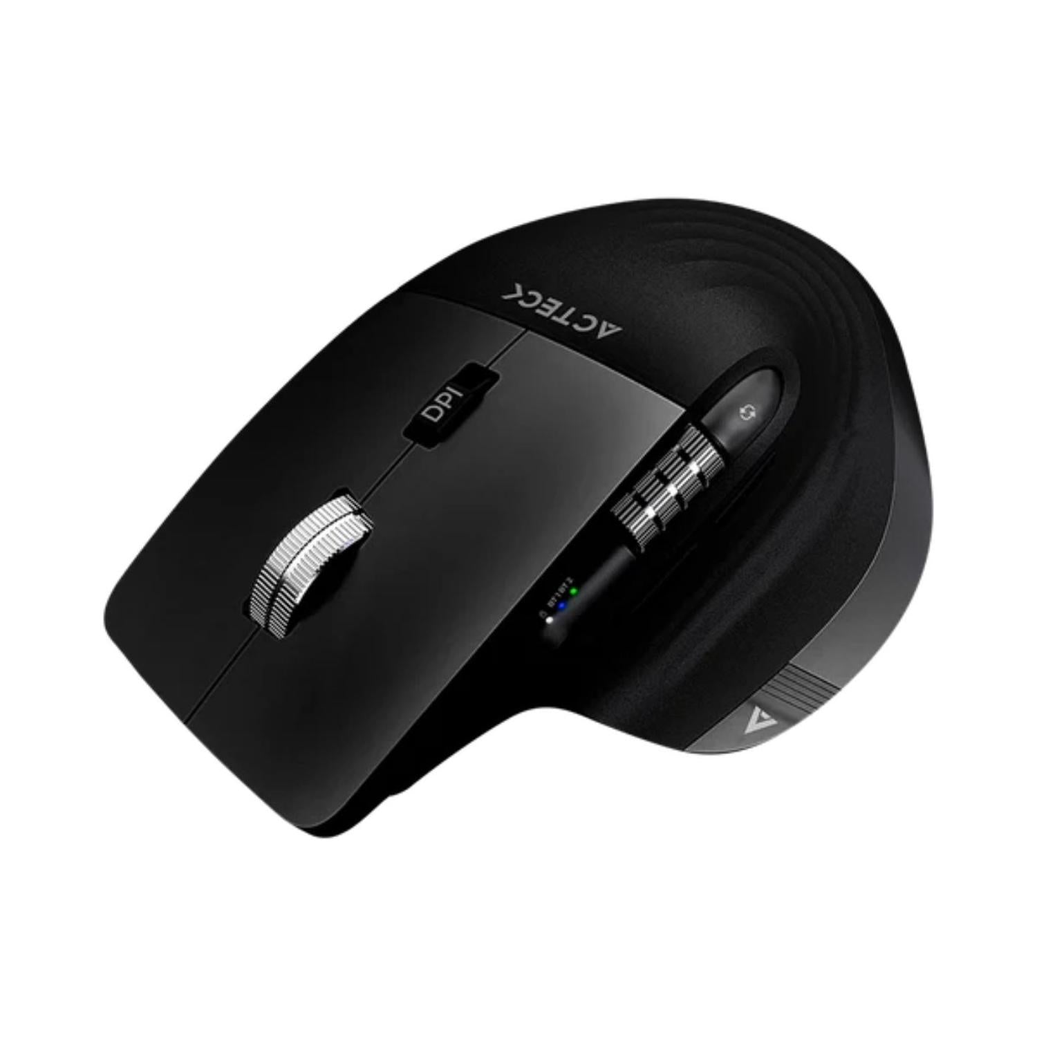 Mouse Acteck Ergonómico Profesional Virtuos Pro, Color Negro