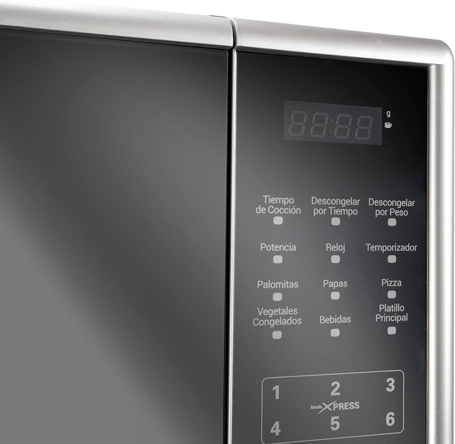 Horno de Microondas Mirage XWave MWD031E plata 1.1 ft³ 1000w