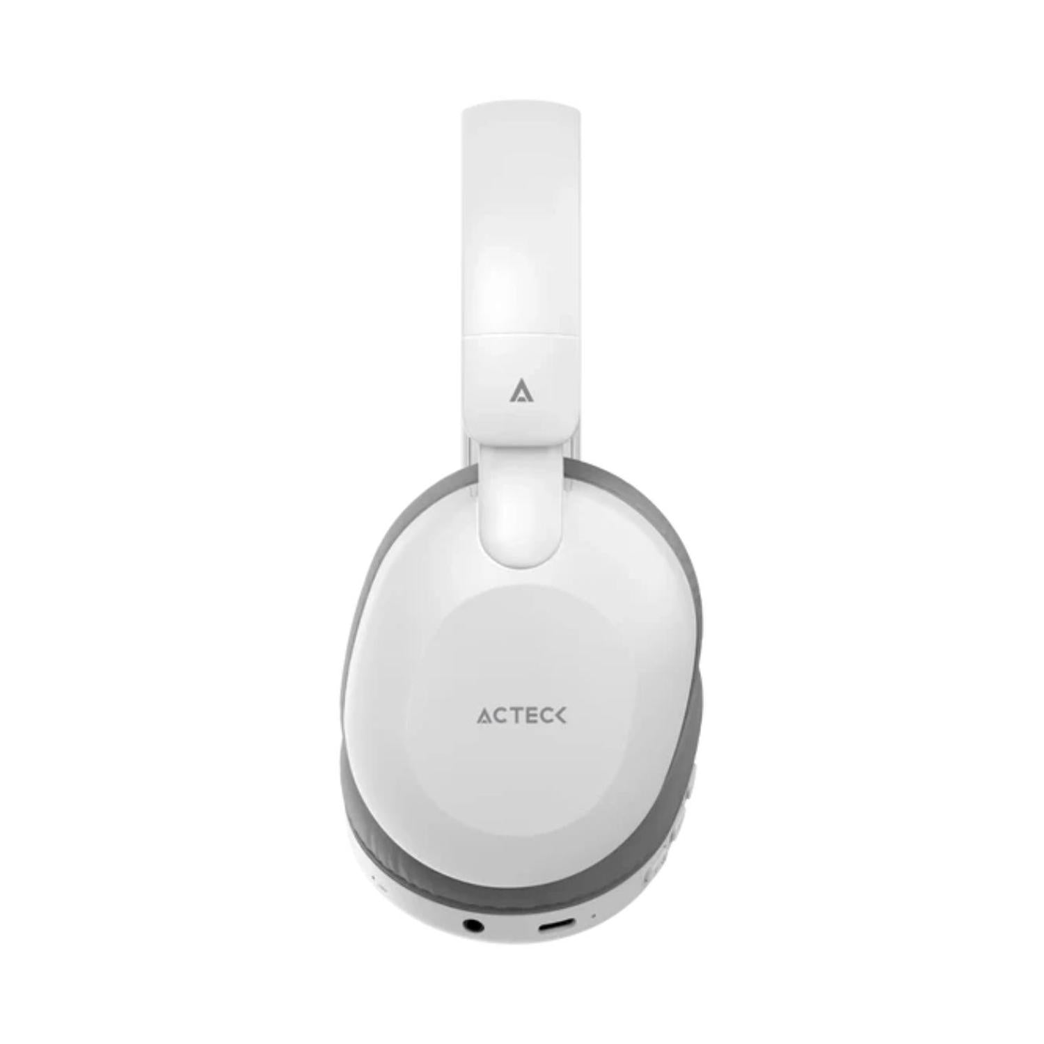 Audífonos Acteck Honour Plus Over Ear Inalámbricos, Blanco