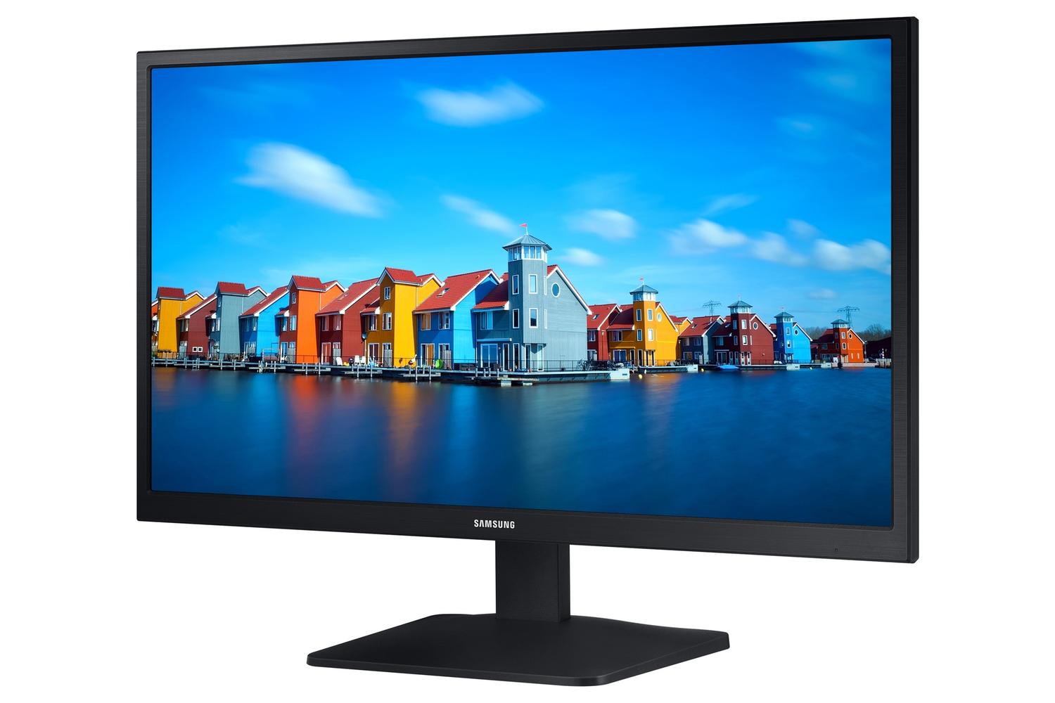 Monitor Samsung Plano 24'' FHD con Ángulo de Visión Amplio, Negro