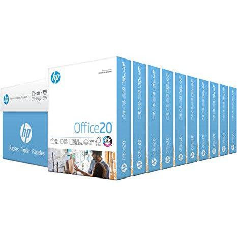 HP OFFICE CAJA DE PAPEL BOND CARTA 75GR, BLANCURA 92%, 5 MILLARES