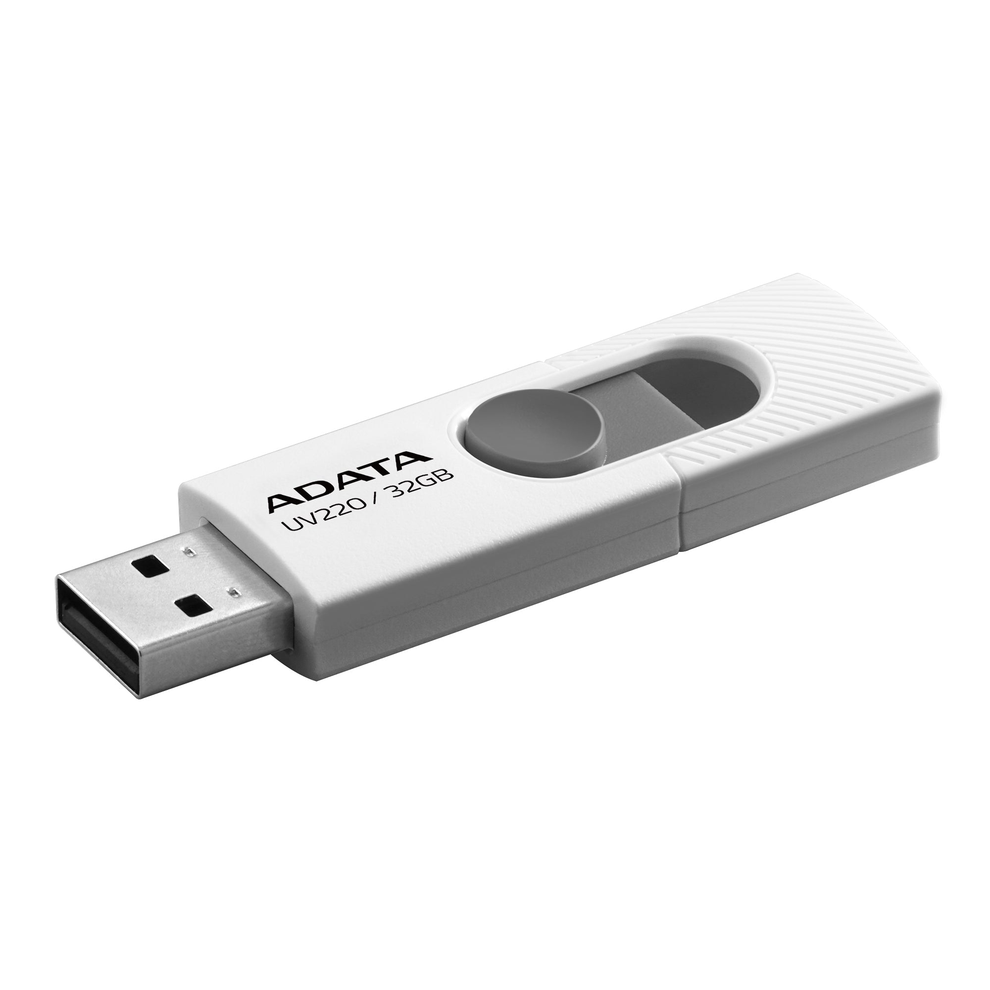 Unidad Flash USB UV220 compacta Adata 32 GB - Blanco / Gris