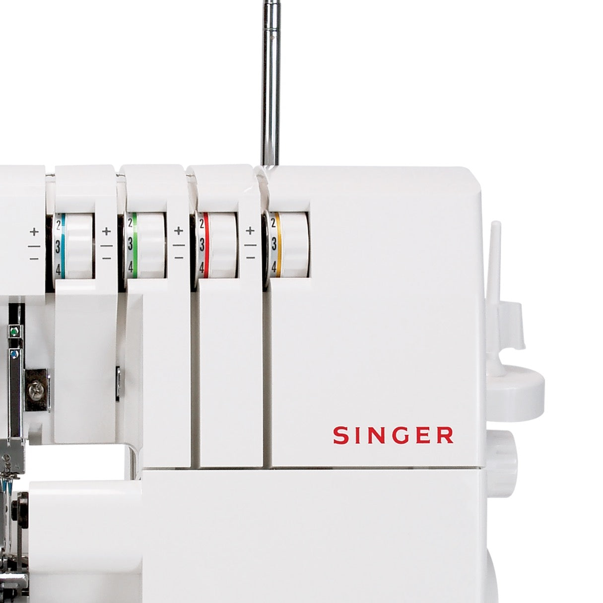 Máquina de coser Singer 14SH754 Ultralock Sobrehilado, 2, 3, 4 Hilos Overlock, Color Blanco