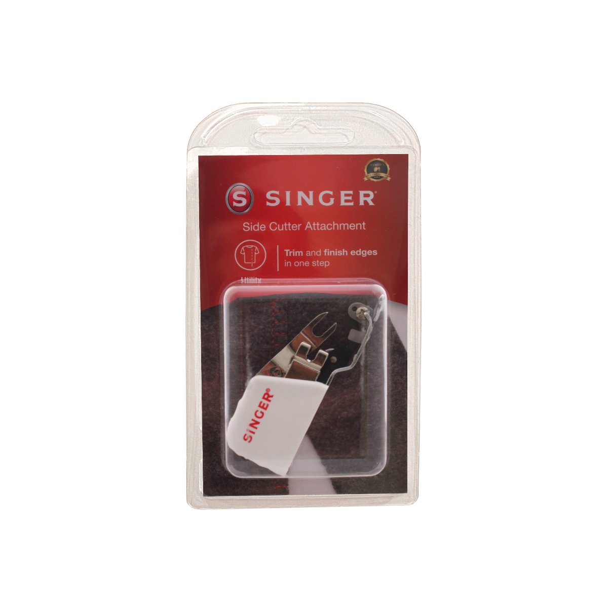 Prensatelas Singer de corte lateral y costura fácil para bordes, dobladillos y zig-zag, 250025806