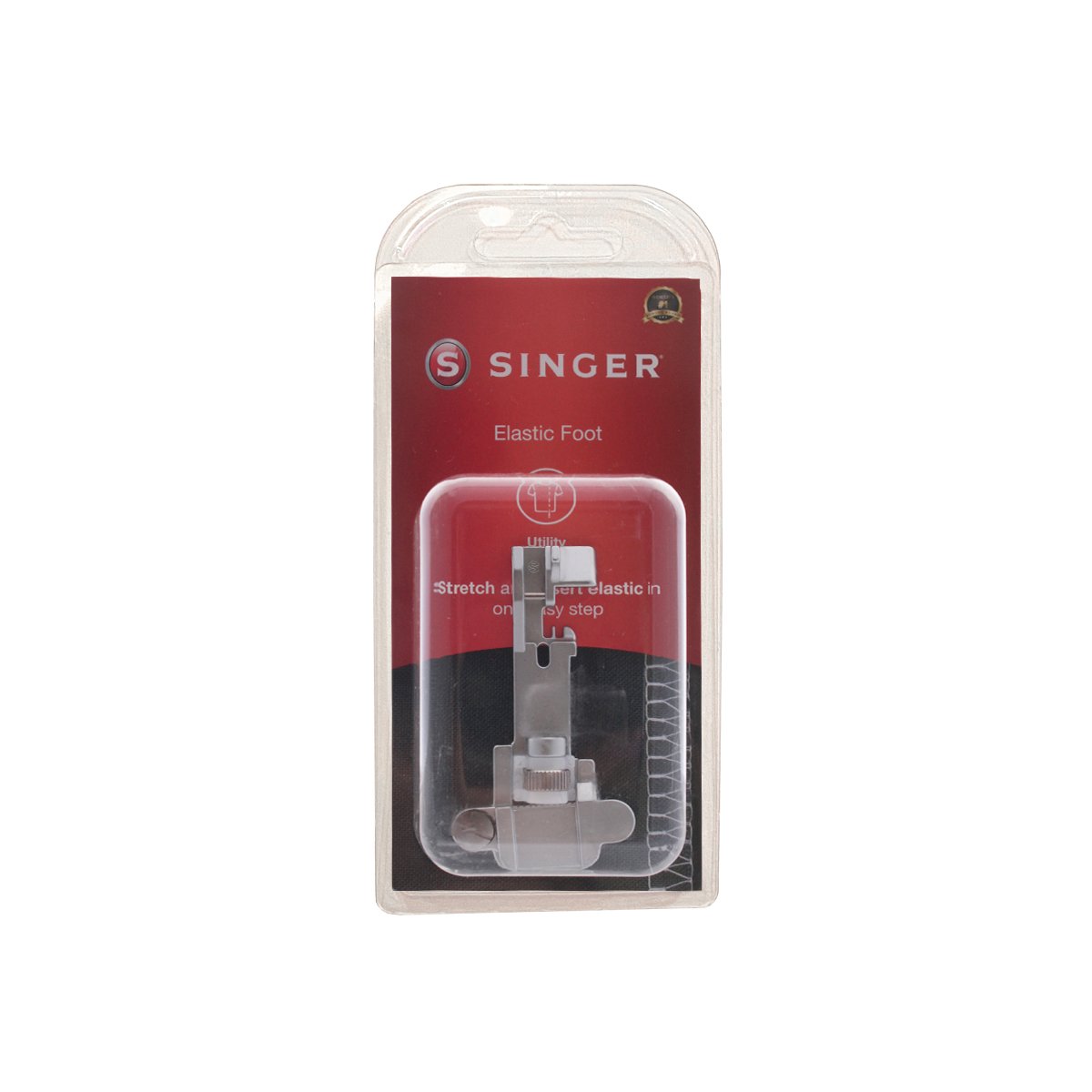 Prensatelas Singer para elástico – Overlock para estirar, colocar y ajustar el estiramiento para máquinas de coser overlock, 250060396