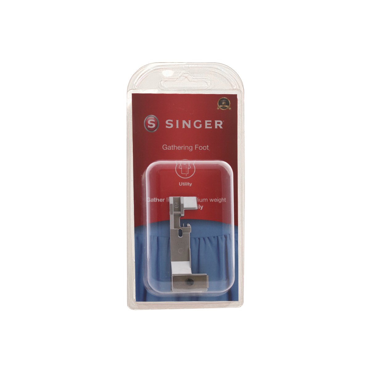 Prensatelas Singer para plisados – Overlock para coser y fruncir telas de peso ligero a medio para máquinas de coser overlock, 250060596