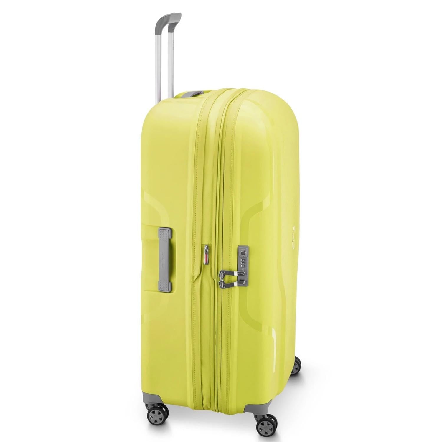 Delsey Maleta Expandible Rígida CLAVEL 82 cm con TSA, Color Limón