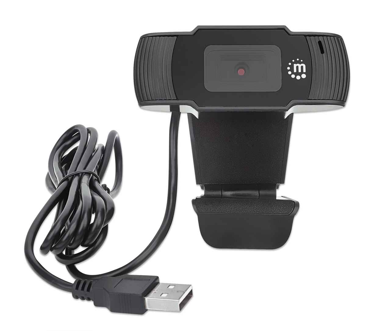 Webcam USB Full HD 2mpx, conector USB-A, micrófono / 462006