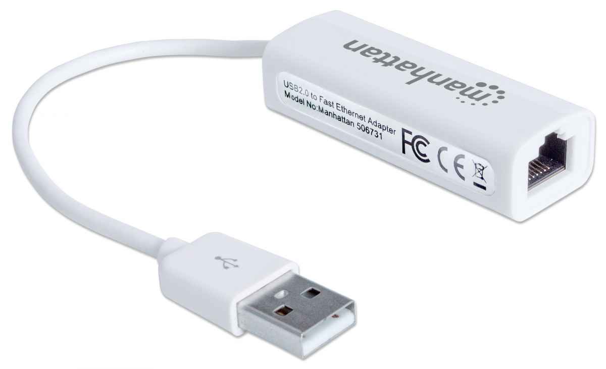 Adaptador Fast Ethernet USB de Alta Velocidad 2.0 / 506731