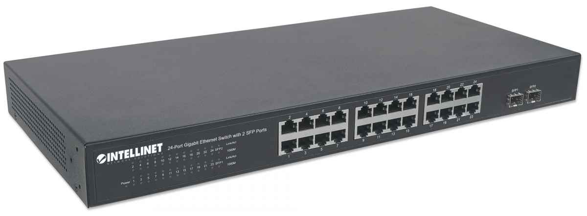 Switch de 24 Puertos Gigabit Ethernet, 2 puertos SFP, 561044R