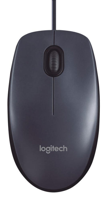 Ratón USB Logitech óptico 3 botones M100 color negro - Ticaplus